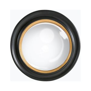 Espejo de pared malo 66 cm 66 cm negro