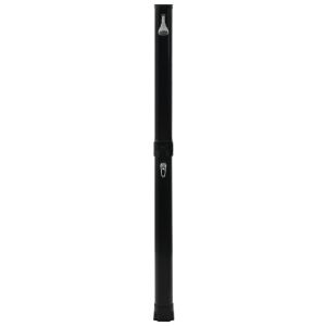 vidaXL ducha solar plegable negra 214 cm 23 l