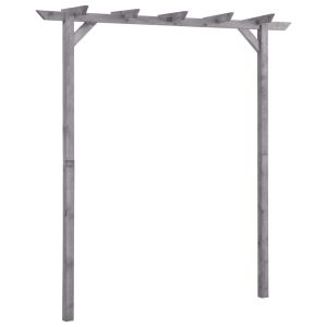 vidaXL pérgola de jardín de madera de pino impregnada 200x40x205 cm