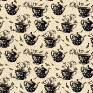 Papel pintado café vintage 60cm por 300cm