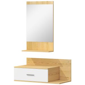 Muebles de recibidor 80x39.5x33.5 cm color marrón Homcom