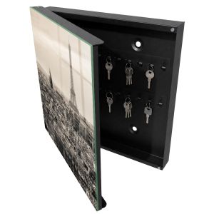 Caja de llaves 30x30x5 elegancia urbana, apertura izquierda tulup