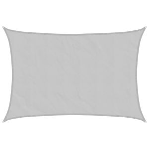 vidaXL toldo de vela poliéster oxford 100% gris claro 4x2,5 m