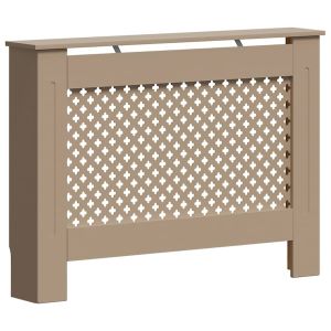 vidaXL cubierta para radiador mdf 112x19x81,5cm