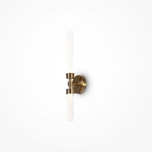 Aplique de pared - maytoni - stelo - 2 luces - LED integradas - latón 3000k