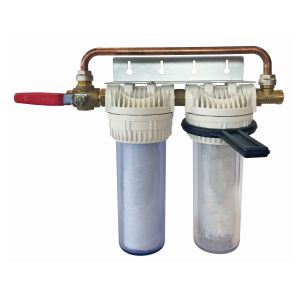 Aquawater - estación de filtro doble con cartuchos de filtración - 12 meses