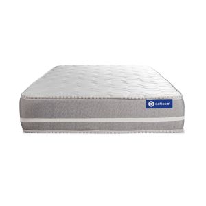 Colchón blanco con espuma viscoelástica 70 x 220