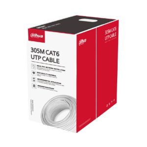Cable de conexion rj45 dahua cat 6 305m 100% cobre
