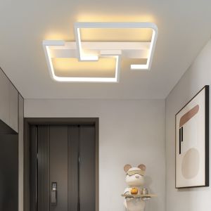 Nettlife lámpara  LED moderna de 19 w, 30 cm, lámpara blanca cálida,