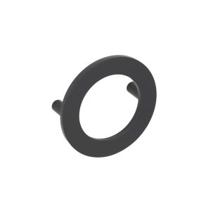 Tirador para muebles en zamac dist entre ejes 64 mm negro