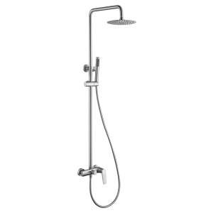 Conjunto ducha monomando delos (acero s316)