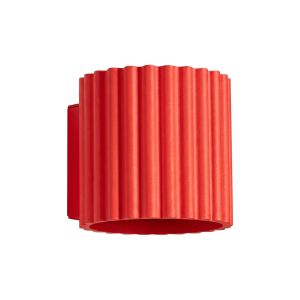 Apliques aura 1 rojo aluminio 10x10x12cm