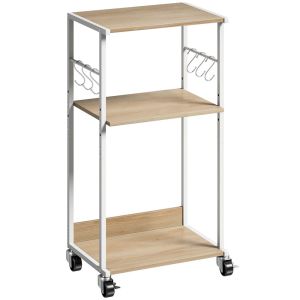 Soporte para impresora 43x30x82 cm color marrón Homcom