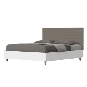 Cama 160x200 - cabecero tapizado - somier lamas