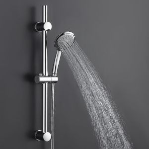 Kibath barra ducha con equipo dur de 65,5 cm acabado cromo brillo de latón