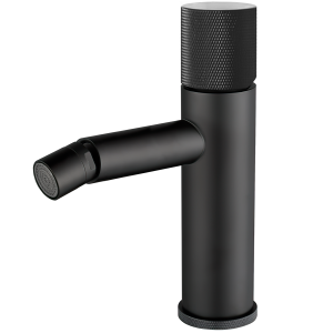Valaz grifo de bidé monomando caño recto maneta luxury negro mate