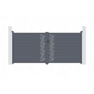 Puerta automática batiente arlberg 3m a.160cm + motor ranger b150