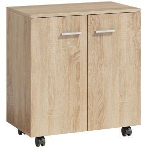Aparador 60x35x65 cm color marrón Homcom, hogar - muebles de comedor