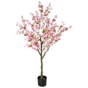 Planta artificial cherry tree 152 cm rosa