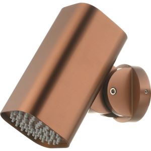 Rociador cuadrado 8x8 cm para ducha oro rosa metal