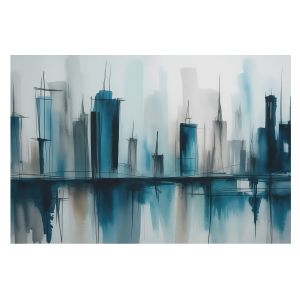 Papel pintado tejido no tejido 250x250 paisajes urbanos tulup