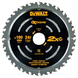 Dewalt dt4395-qz - hoja para sierra circular de demolición 190mm 24t
