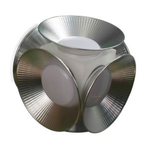 6x bombilla LED E27 40w luz natural 4200k, forma campana industrial