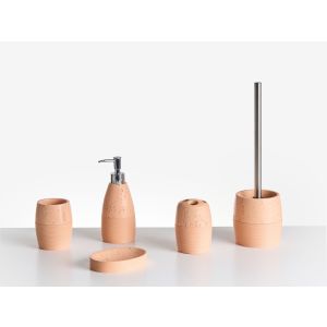 Conjunto de 5 accesorios de baño yarapa naranja