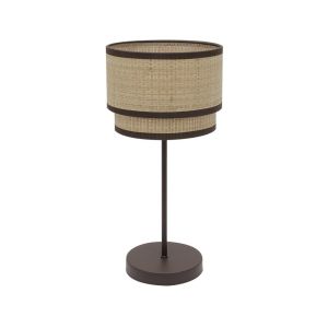 Roque table lamp 1xe27 light wood