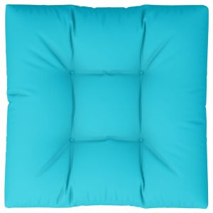 vidaXL cojín para palés tela turquesa 80x80x12 cm