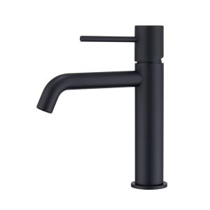 Grifo de lavabo monomando serie monza – negro mate – cartucho cerámico