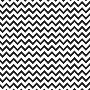 Papel pintado zig zag negro 60cm por 300cm