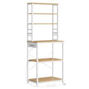 Estante de cocina con regleta estante para cafetera 6