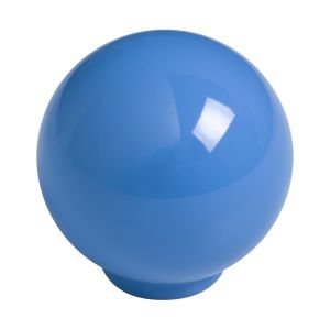 Tirador bola abs 34mm azul brillo, lote de 50