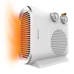 Cecotec calefactor eléctrico readywarm 2050 max dual white, termoventilador