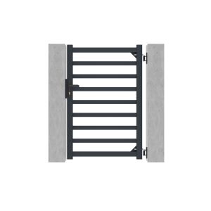 Portón aluminio 1m antelao h.140cm gris