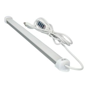 Tubo LED 35cm cct 3 tonos (3000k-4200k-6000k) 300lms cable usb 2m