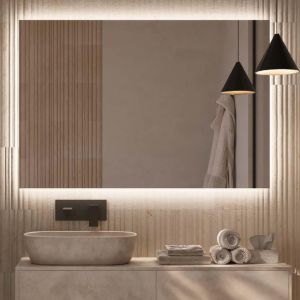 LEDimex - espejo 100x70cm LED retroiluminado serie suecia