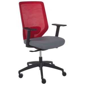 Silla de oficina virtuoso rojo