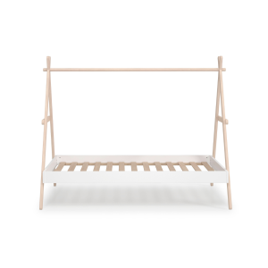 Lit cabaña de cama 90x200 cm con altura modulable - eliott