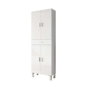 Columna para baño kris con 4 puertas y 1 cajón funcional