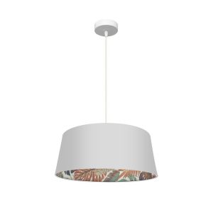 CoLGante 50d tunez 1xE27 blanco/blanco-estampado