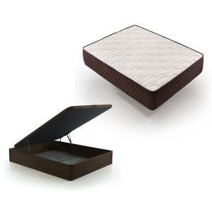 Pack canapé y colchón 180x190 chocolate descansin