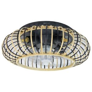 Cecotec ventilador de techo con luz de diseño energysilence lampaero 600