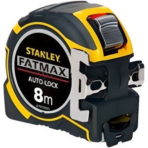 Stanley flexómetro autolock 8m x 32mm com gancho xl + gancho magnético