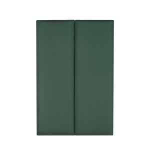 Set de 2 paneles de pared carpino terciopelo 90x30cm - verde [neu.haus]