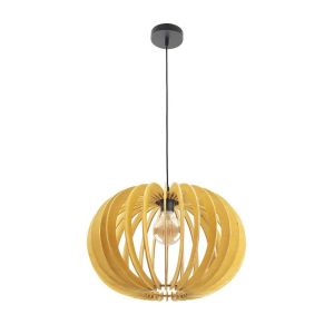 Fab 156594515 | coLGante olmo 1xE27 madera natural regx45x45 cm