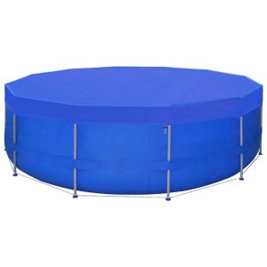 Cubierta de piscina 2 unidades redonda pe 460 cm 90 g/m² es2358