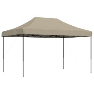 vidaXL tienda de fiesta plegable pop-up taupe 440x292x315 cm