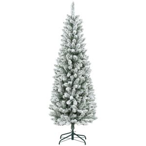 Árbol de navidad 65x65x182.9 cm plástico, metal color verde Homcom